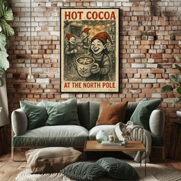 Hot Cocoa At The North Pole Poster