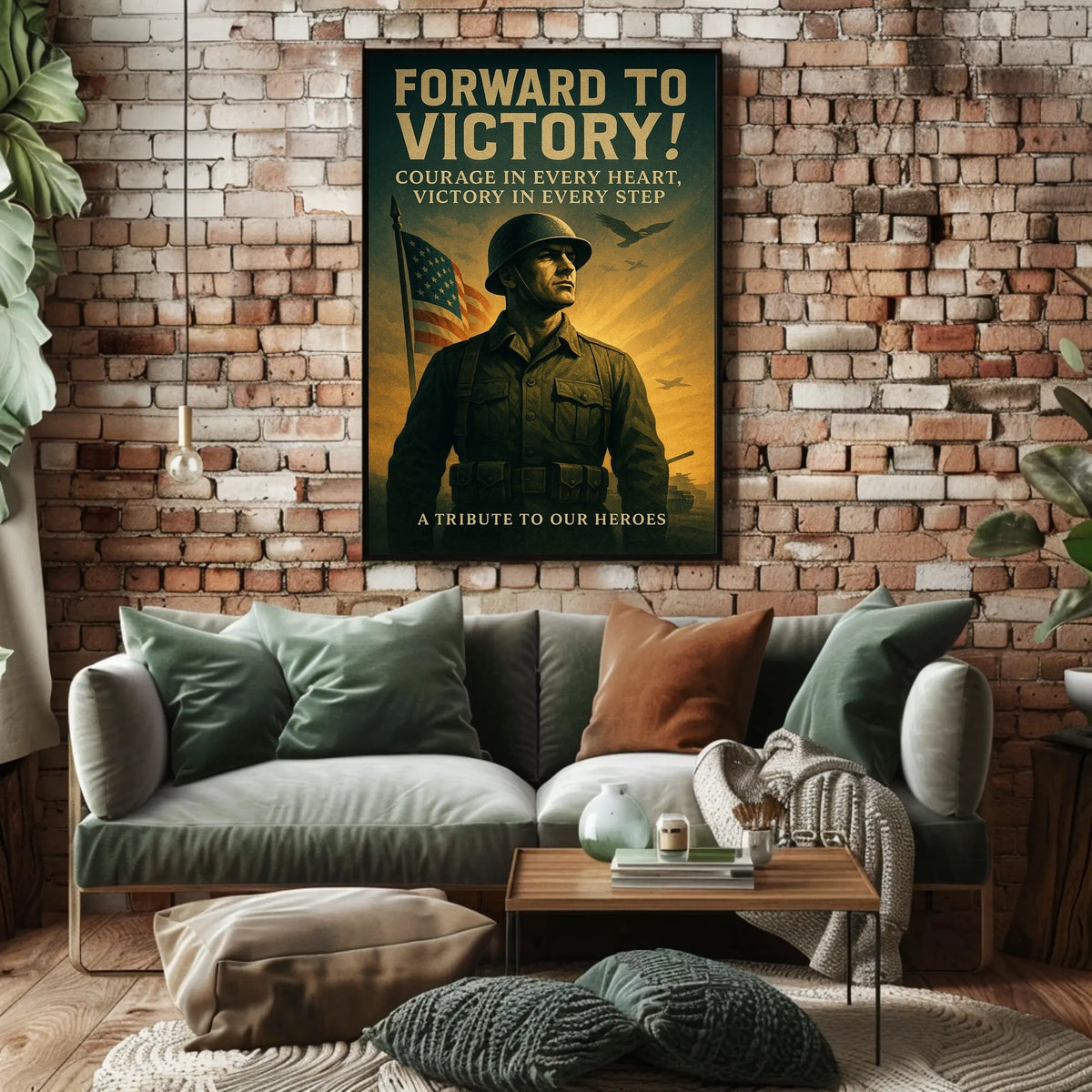 Forward To Victory Poster