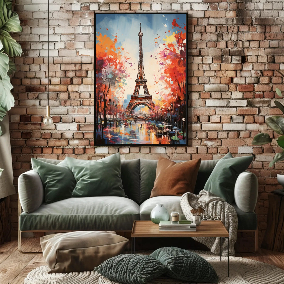 Eiffel Tower Artistic Travel Poster