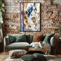 Austria Salzburg Old Town with Fortress Poster