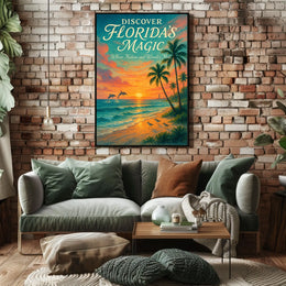 Discover Floridas Magic Poster