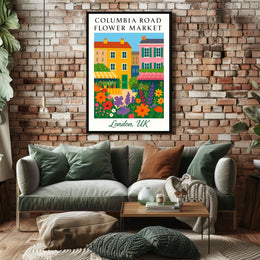Columbia Road Flower Market Poster