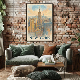 New York Skyline Poster
