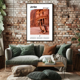Jordan's Rich Heritage Adventure Travel Poster PosterGoat