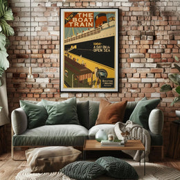 New Boat Train Adventure Poster PosterGoat