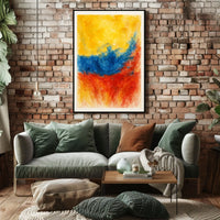 Vibrant Abstract Composition Abstract Poster