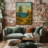 Michigan Landscape Poster