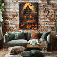 Haunted Halloween Night Poster