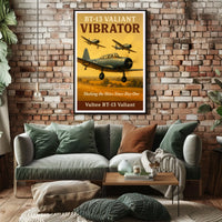 Vultee BT-13 Valiant Shaking the Skies Poster