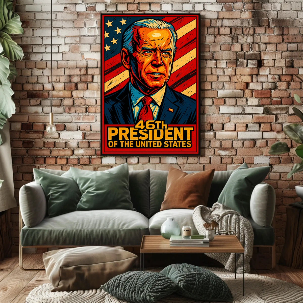 46Th President Of The United States Poster Wall Art Decor