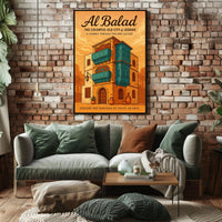 Al Balad The Colorful Old City Of Poster