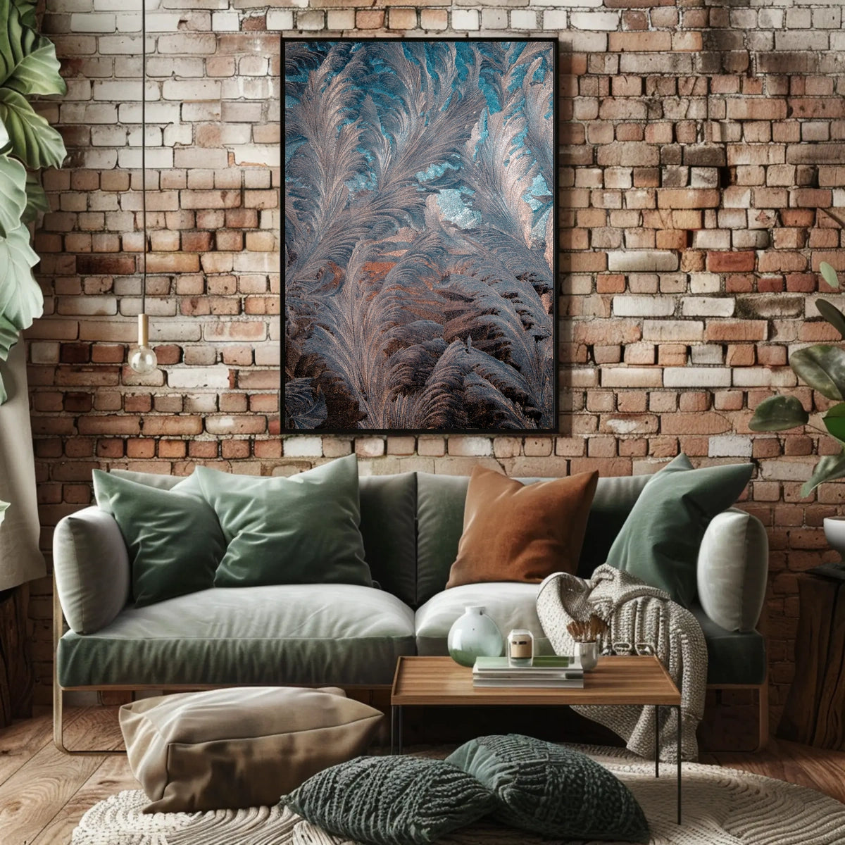 Abstract Feathered Elegance Abstract Poster