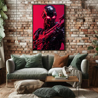 Cybernetic Warrior Poster PosterGoat