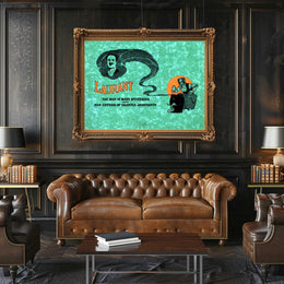 Laurant the Mysterious Vintage Magic Performance Artistic Poster