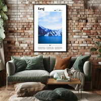 Karaj Scenic Beauty Poster - Urban or Cityscape Poster PosterGoat