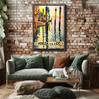 Venezia E Il Lido Poster
