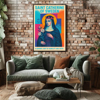 Saint Catherine of Sweden Poster
