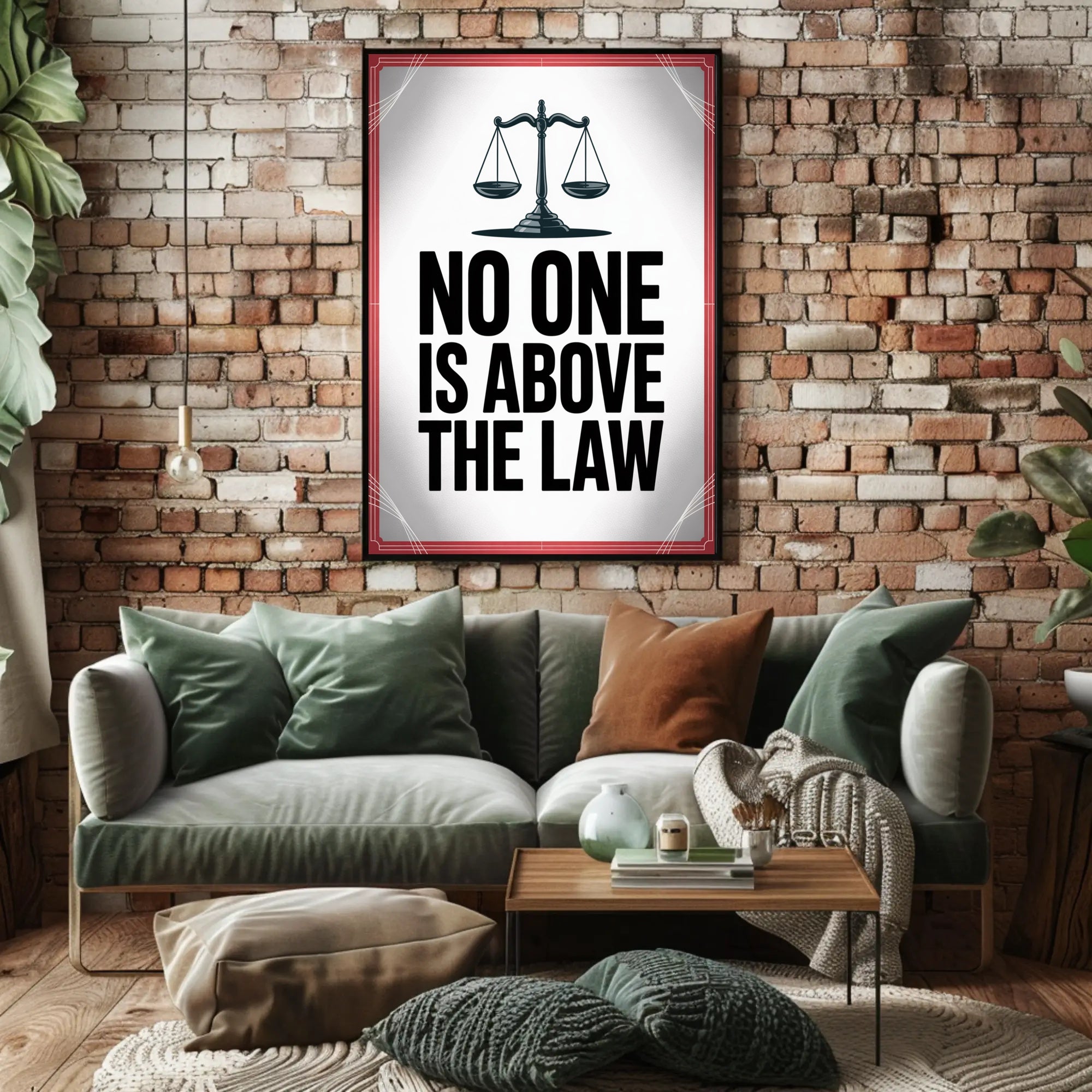 Justice for All: Modern Political or Propaganda Poster