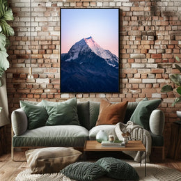 Majestic Mountain At Dawn Poster