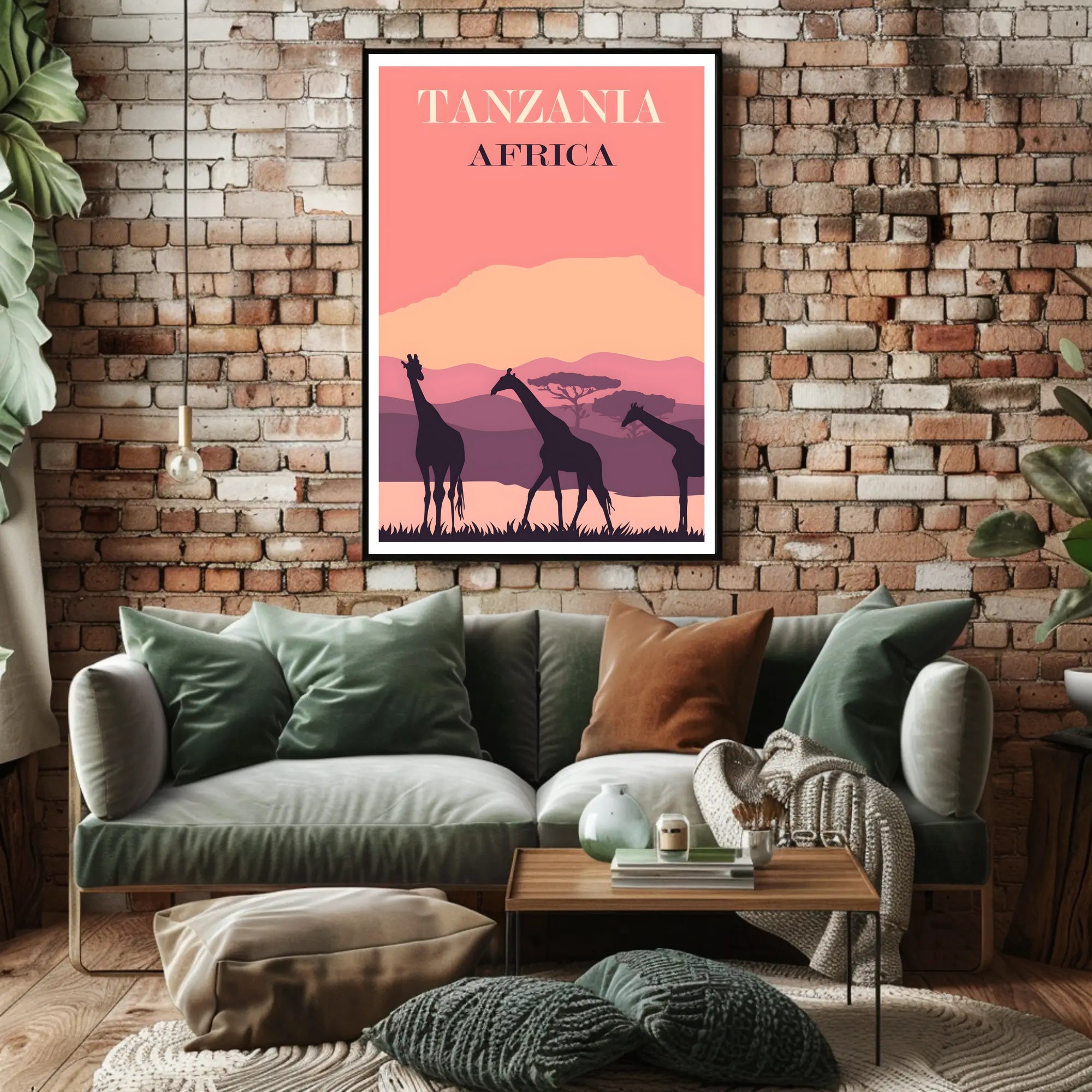 Tanzania Safari Adventure Poster