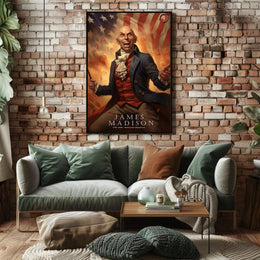 James Madison Patriotic Poster