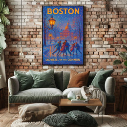 Boston Snowfall Poster