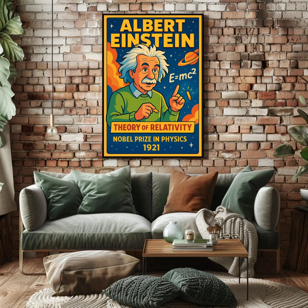 Albert Einstein Nobel Prize In Physics Poster