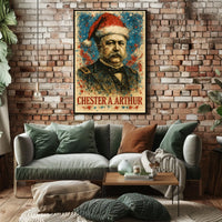 Chester A. Arthur 21st President of the United States Christmas SeriesPoster