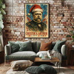 Chester A. Arthur 21st President of the United States Christmas SeriesPoster