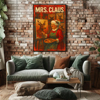 Mrs. Claus The Artist Poster