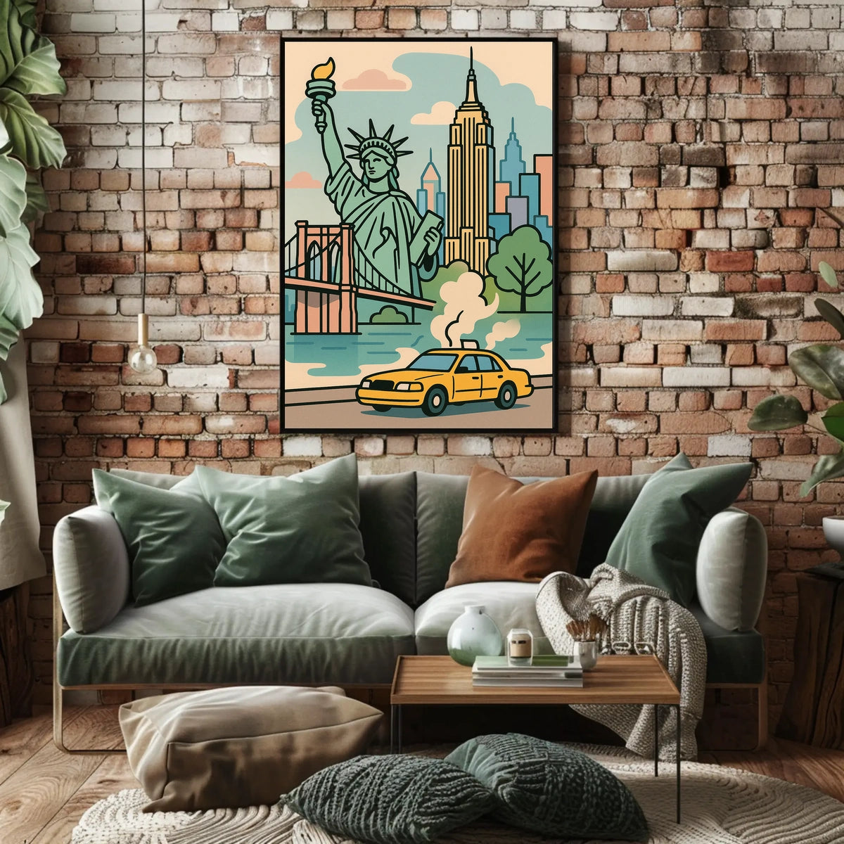 New York City Icons Poster