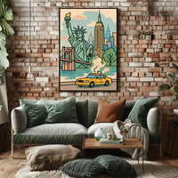 New York City Icons Poster