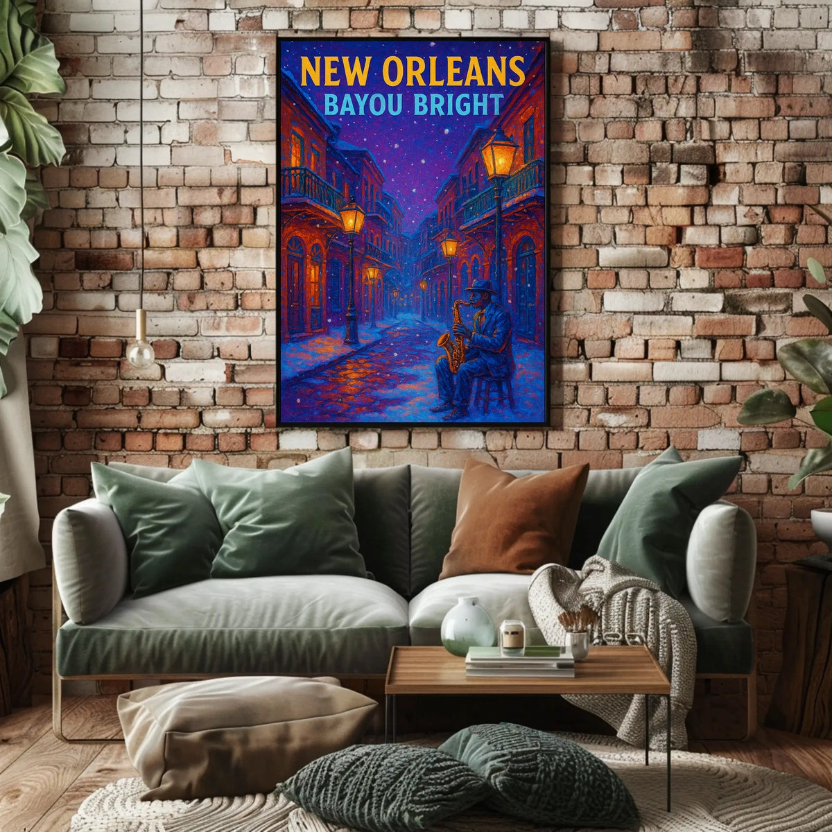 New Orleans Bayou Bright Poster