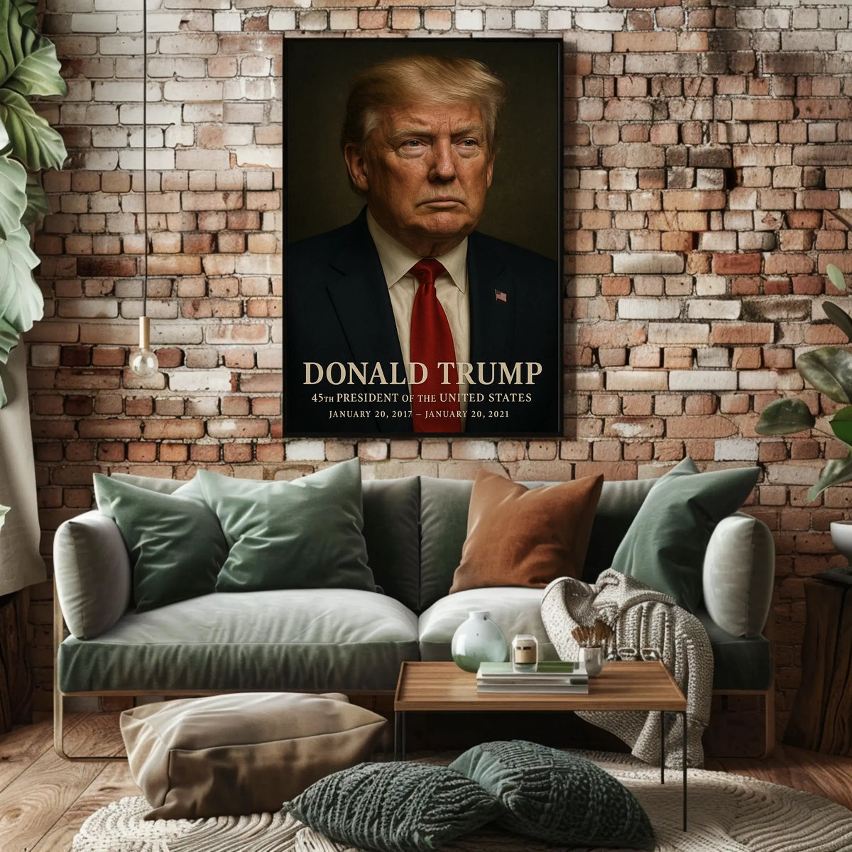 Donald Trump 45th President Poster Wall Art 18x24 Decor