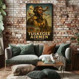 Tuskegee Airmen Alabama Poster