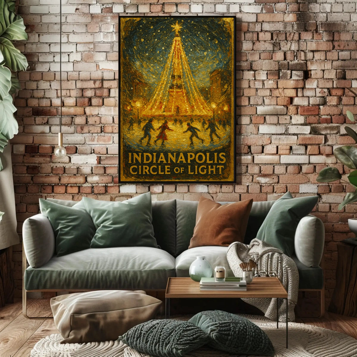 Indianapolis Circle Of Light Poster