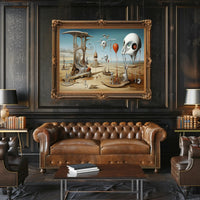 Surreal Desert Dreamscape Abstract Artistic Poster