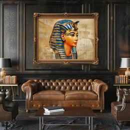 Majestic Pharaoh: Timeless Egyptian Art Poster