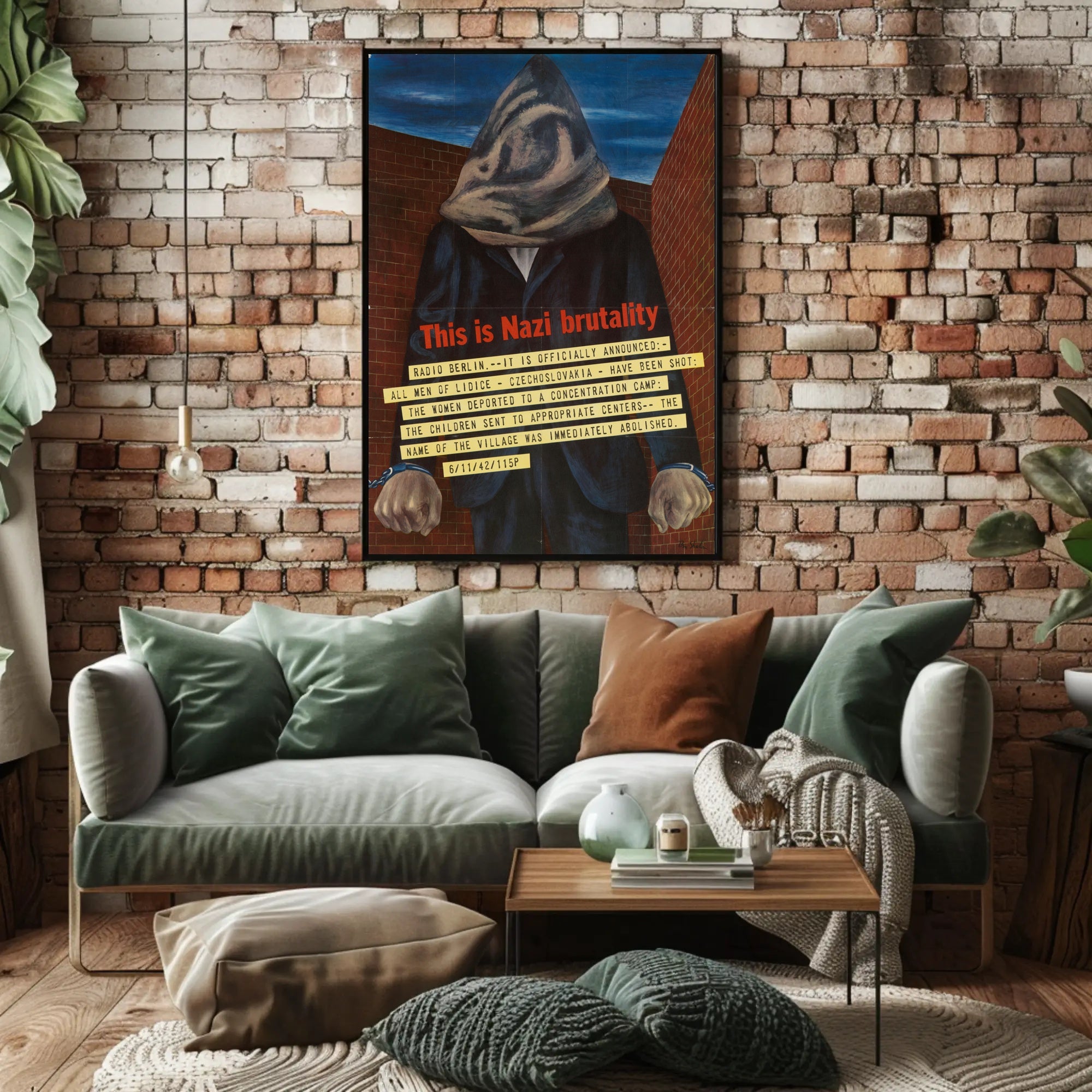 Nazi Brutality Exposed Poster PosterGoat