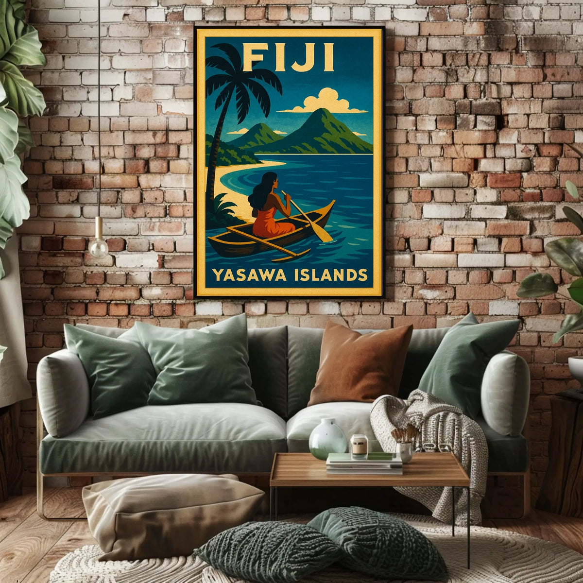Yasawa Islands Fiji Paradise Poster