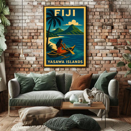 Yasawa Islands Fiji Paradise Poster