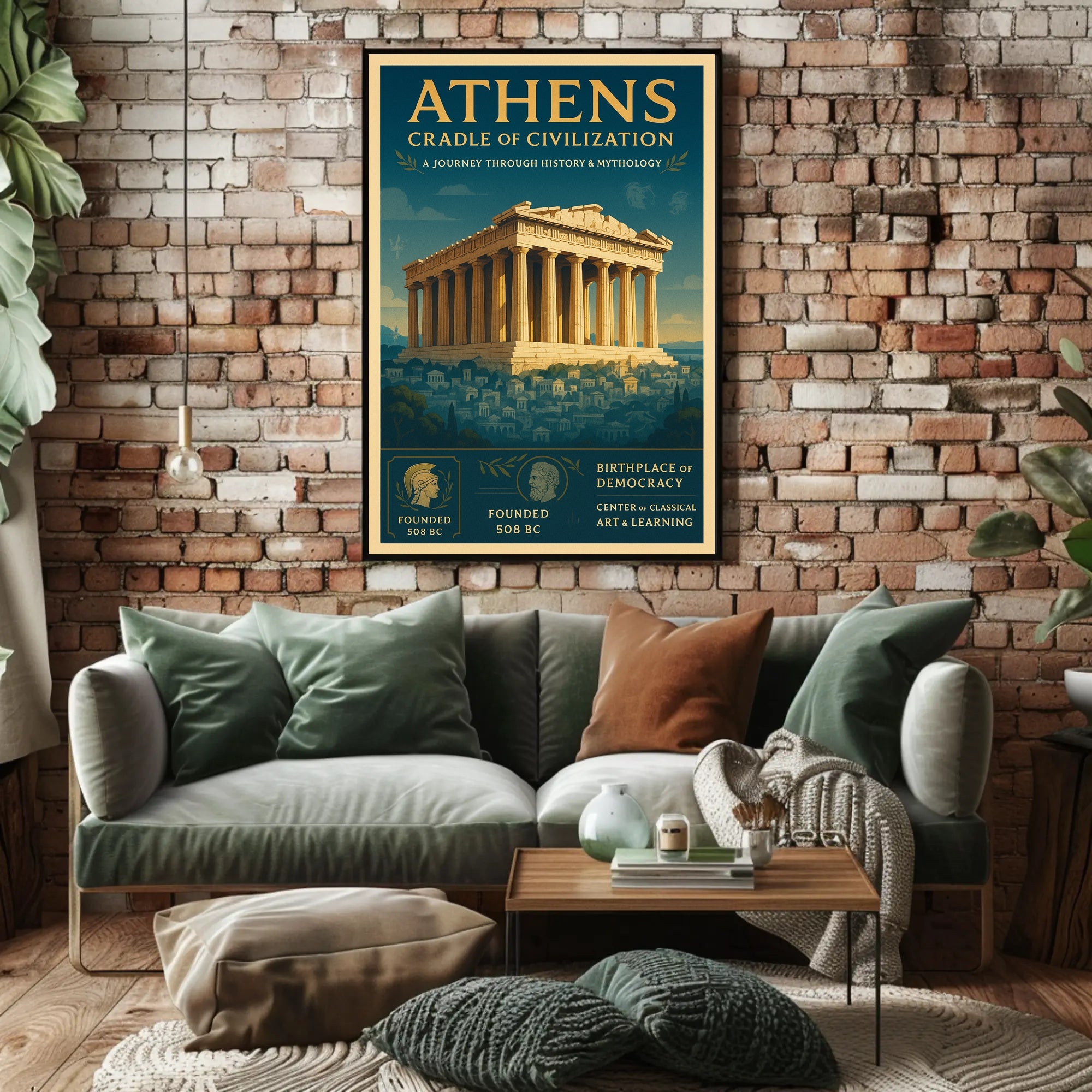 Athens Journey: Exploring Classical Heritage Cultural or Heritage Poster