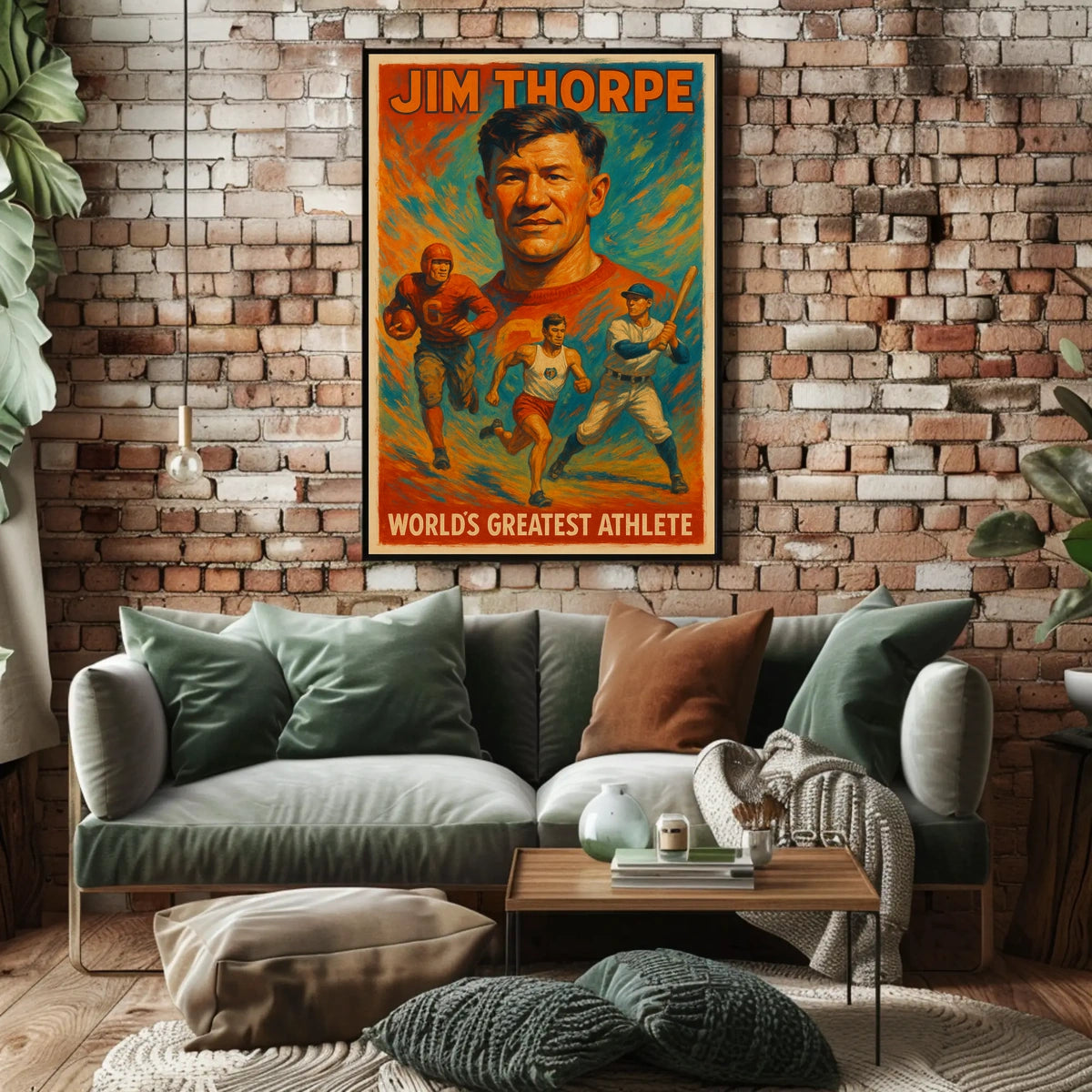 Celebrating Jim Thorpe A Tribute to a Sports Icon Poster