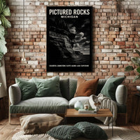 Pictured Rocks Of Michigan Poster