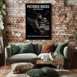 Pictured Rocks Of Michigan Poster