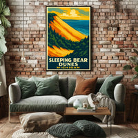 Sleeping Bear Dunes Michigan Poster
