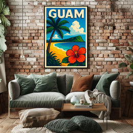 Tropical Escape to Guam Poster
