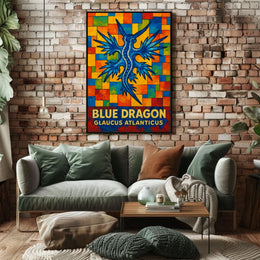Blue Dragon Glaucus Atlanticus Poster