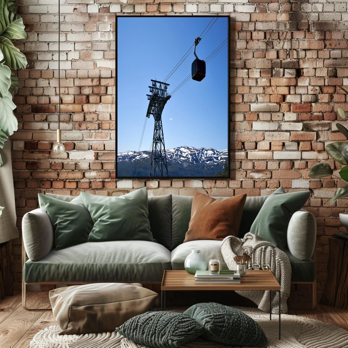 Scenic Cable Car Journey Poster