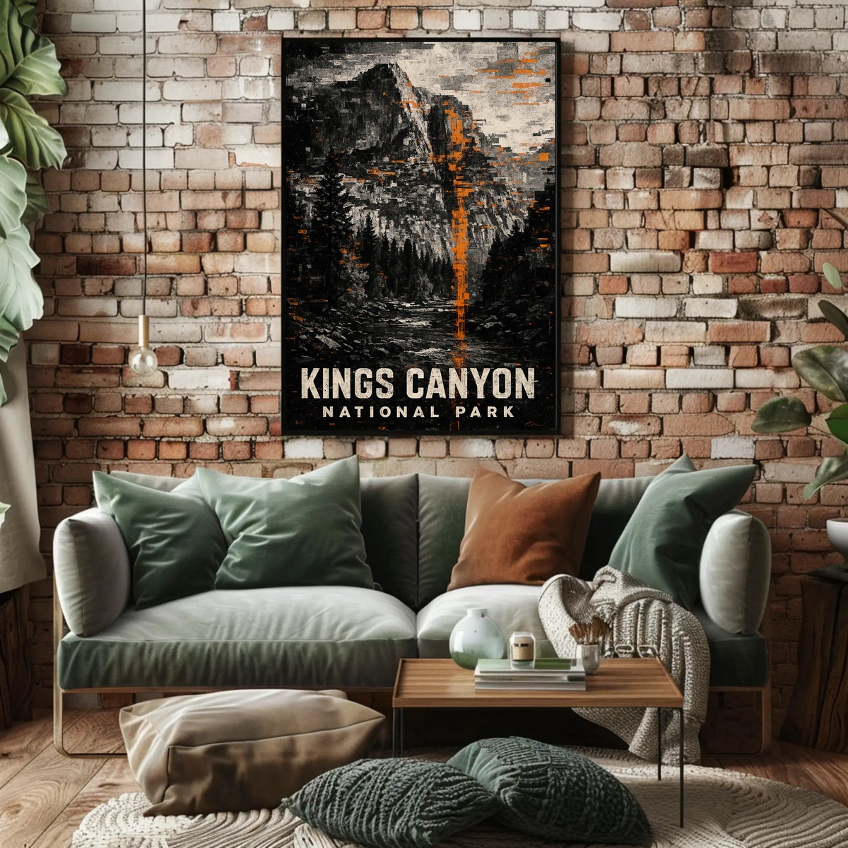 Kings Canyon Scenic National Park Wanderlust Poster